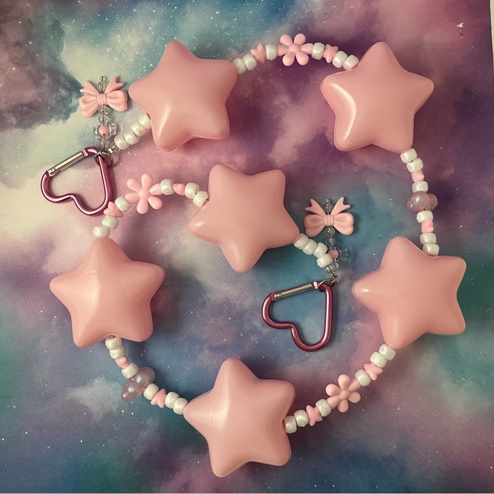 Handmade Ball Pit Star Kandi Belt Wallet Chain